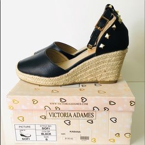 Victoria Adams Spike Espadrille NWT